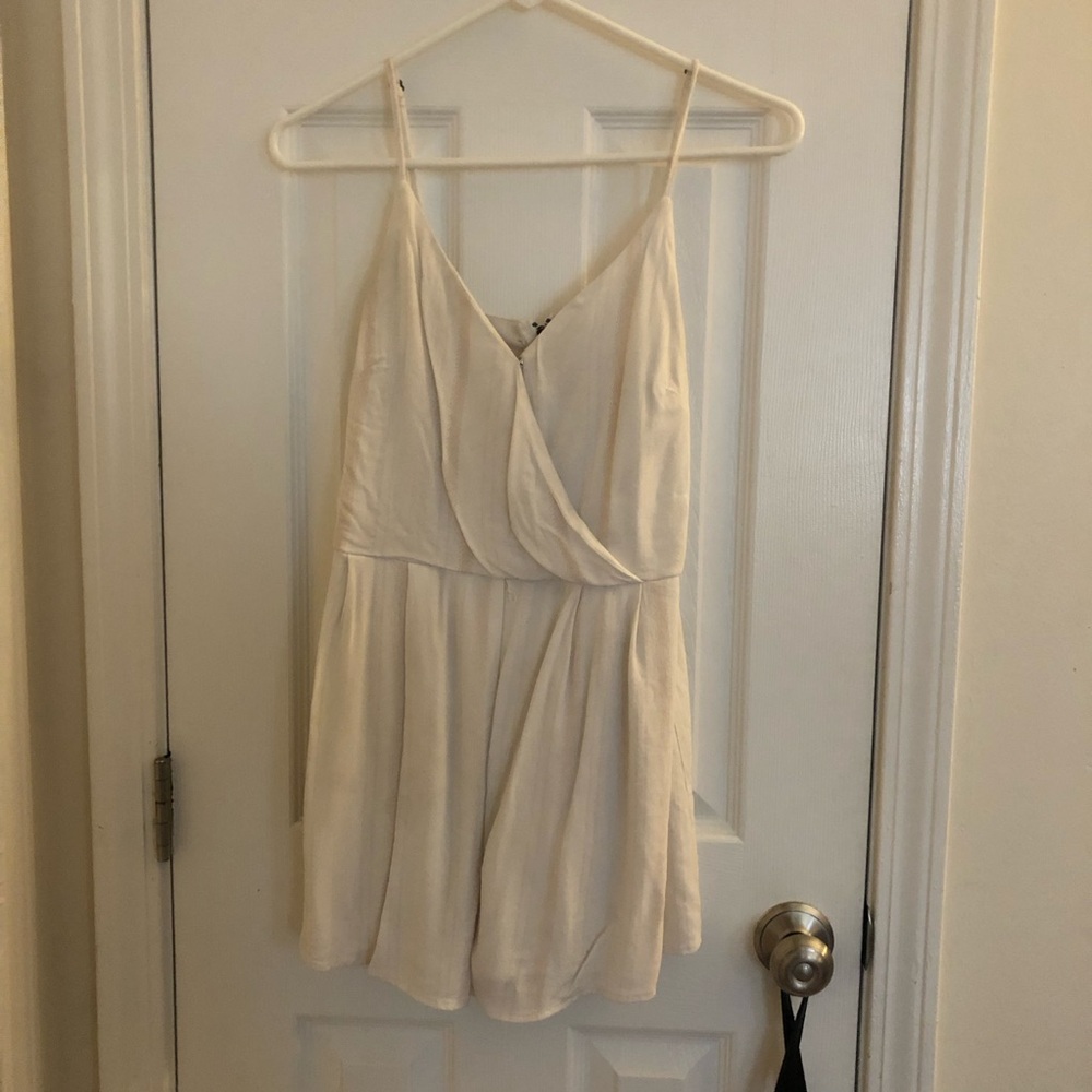 White Shorts Romper